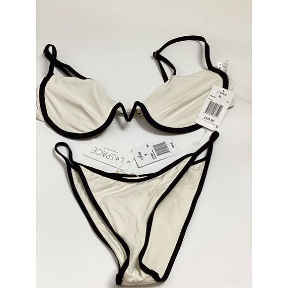 New. L*SPACE bitsy bikini. XL-top/M-bottom. Retails $211 - Picture 6 of 10